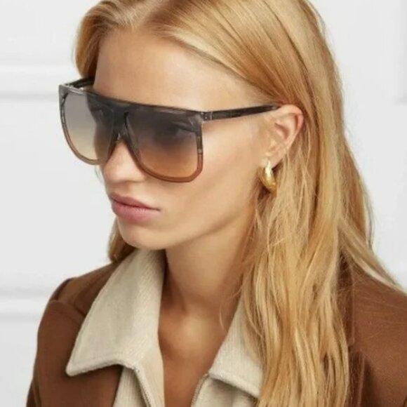NEW LOEWE OVERSIZED SHIELD MASK LOEWE SUNGLASSES - Picture 1 of 5